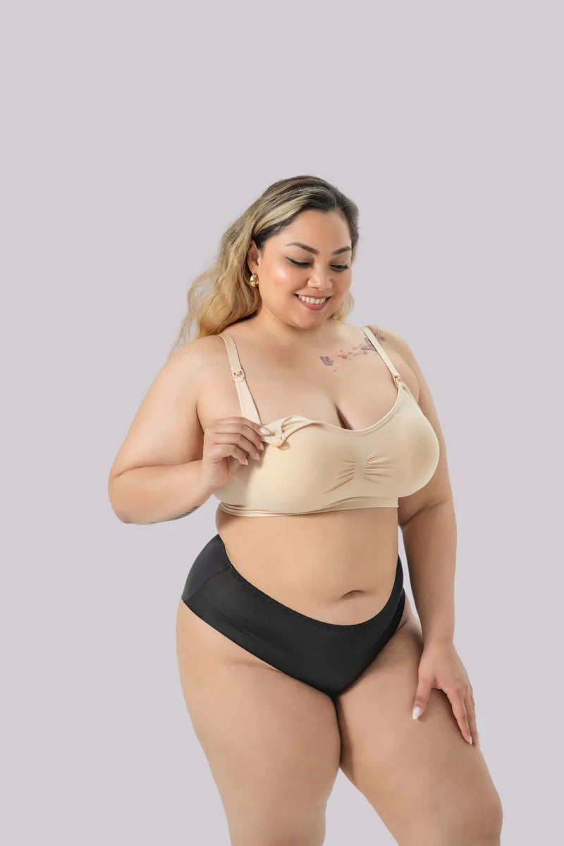 SkinSilk™ Ava - Underwired & Seamless Breastfeeding Bra