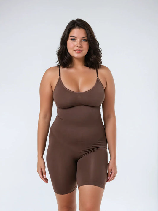 SkinSilk™ Kelly - Correcting Bodyshorts with Spaghetti Straps