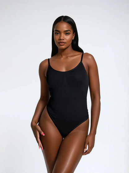 SkinSilk™ Claire - Shaping Thong Bodysuit with Fine Straps