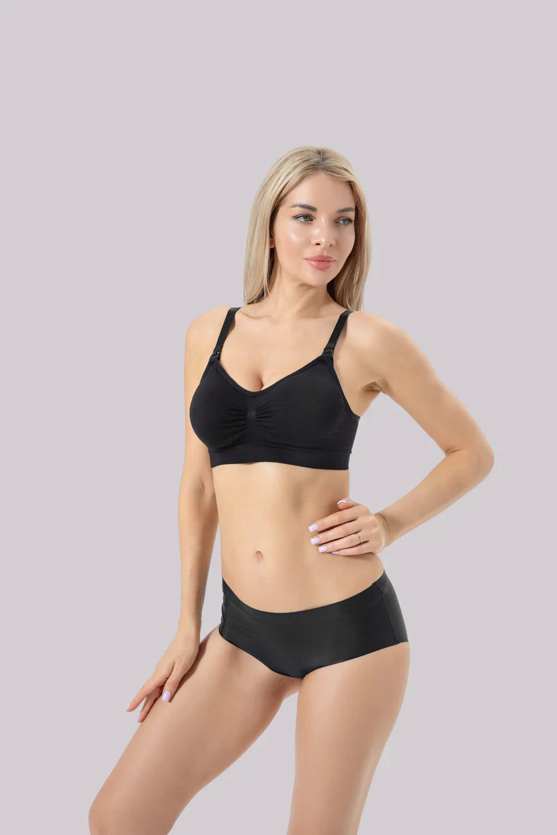 SkinSilk™ Ava - Underwired & Seamless Breastfeeding Bra