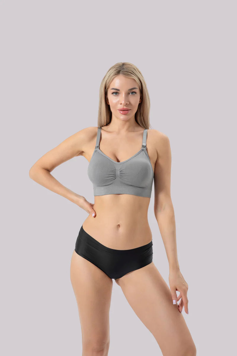 SkinSilk™ Ava - Underwired & Seamless Breastfeeding Bra