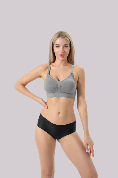 SkinSilk™ Ava - Underwired & Seamless Breastfeeding Bra