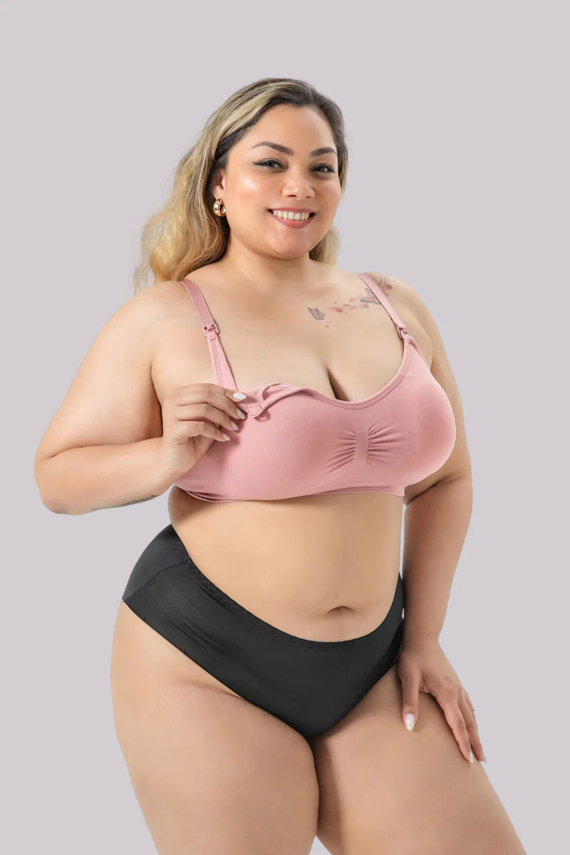 SkinSilk™ Ava - Underwired & Seamless Breastfeeding Bra