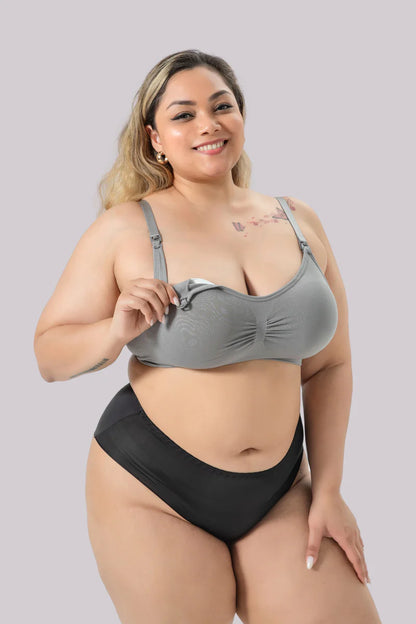 SkinSilk™ Ava - Underwired & Seamless Breastfeeding Bra