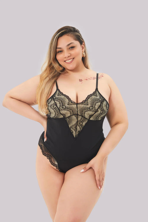 SkinSilk™ Rosaline - Lace Shapewear Bodysuit