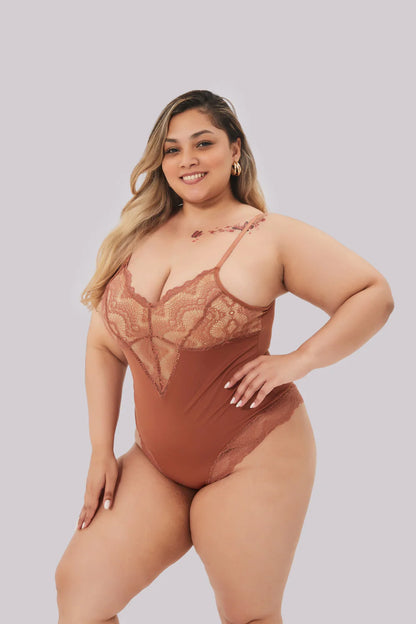 SkinSilk™ Rosaline - Lace Shapewear Bodysuit