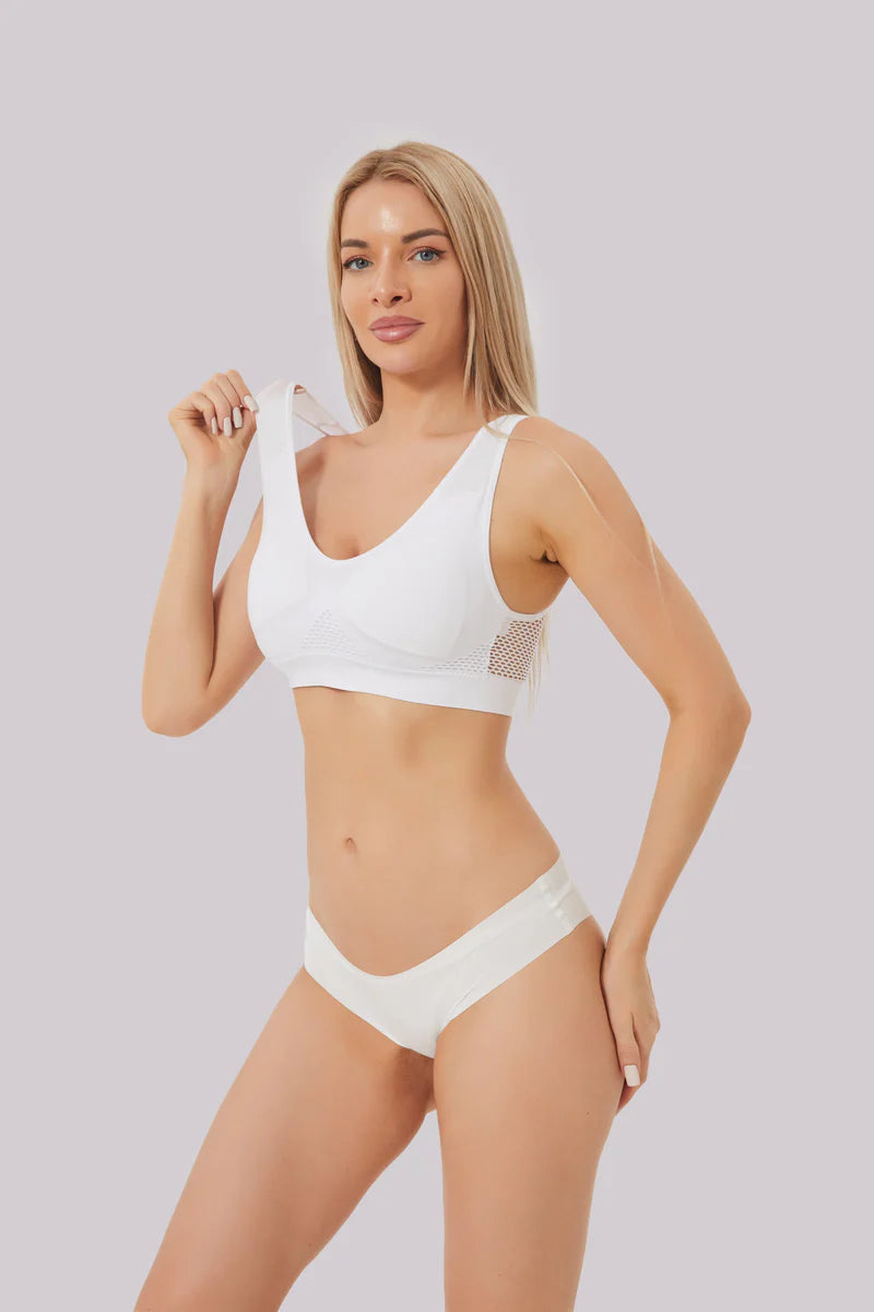 SkinSilk™ Gym - Breathable Push-Up Sports Bra